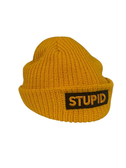 BAR BEANIE — GOLD